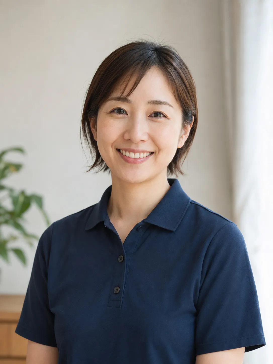 看護師を想定した仮のポートレート