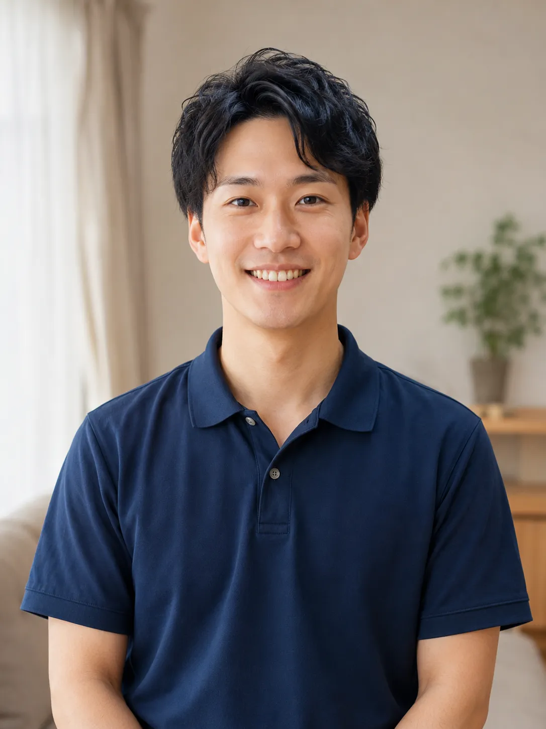 看護師を想定した仮のポートレート