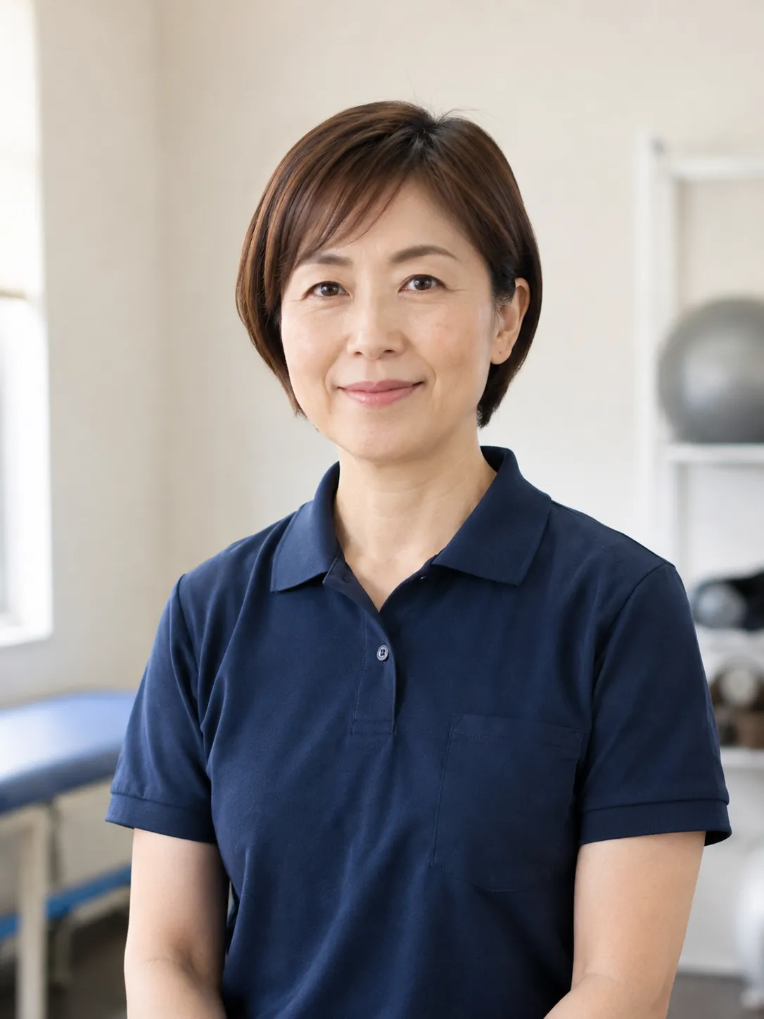 理学療法士を想定した仮のポートレート